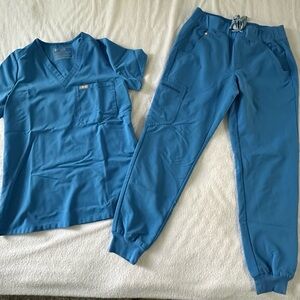 Figs Blue Scrub Set xs/p